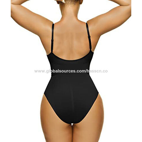 Bodysuit For Women Tummy Control Shapewear Seamless Sculpting Thong Body  Shaper Tank Top