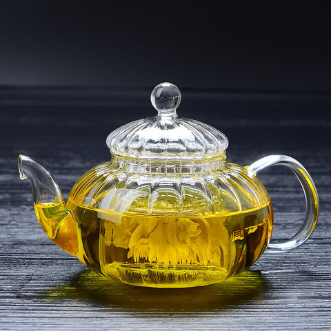 700ml Kettle Heat Resistant Glass Teapot Hot Water Coffee Pot with