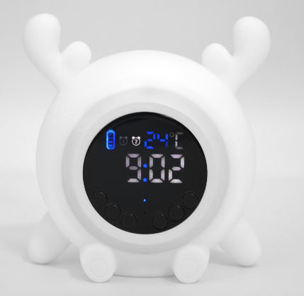 Sleep Trainer Lamp Snooze/nap Clock Sunrise Sunset 7 Color Led Night ...