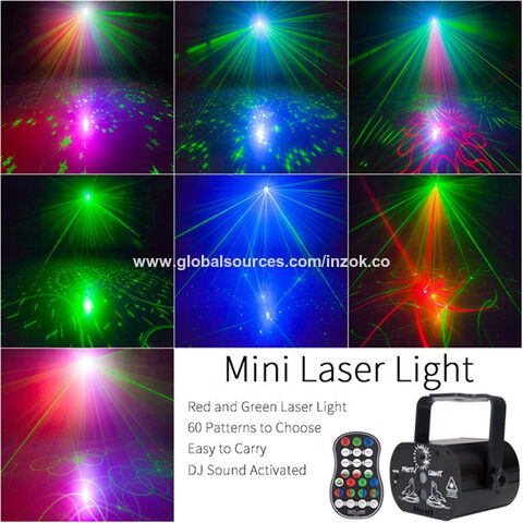 Mini Moving Head DJ Light 4In1 Stage Lights, Remote Dj Lights Sound  Activated Beam Light DJ, for Club,Disco,Luces DJ,Party 