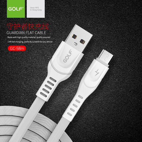 Protect half spring Micro usb cable for smart phone