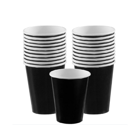 Copo de Papel Biodegradável de Alta Qualidade 350ml, Copos Compostáveis Feitos de Fibra de Bambu para B2B
