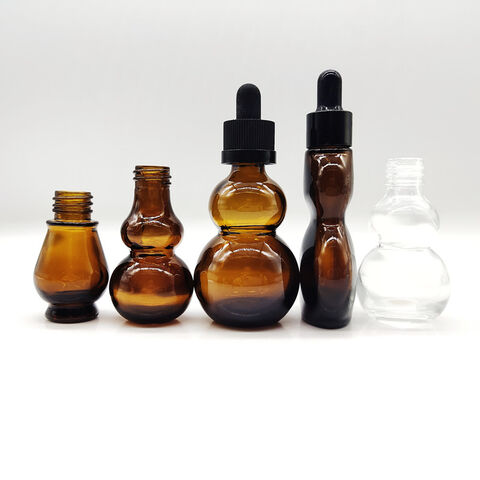 100 ml Clear Glass Flask Bottles (Bulk), Caps Not Included