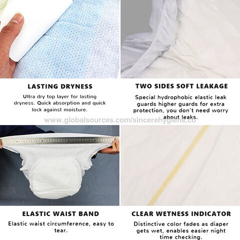 Good Quality Super Absorbent Leak Guard Wholesale Disposable Nappies Adult  Plastic Diapers Adults Underwear Panty - China Adult Pants and Adult Diaper  Pants price
