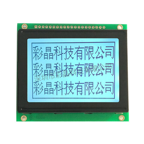 Custom Monochrome 128x64 12864 Lcd Display Module With Led