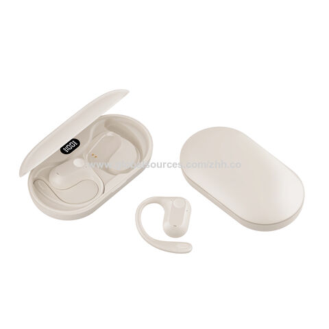 Ecouteurs Sans Fil Bluetooth avec affichage LED Blanc