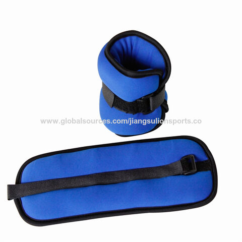 IBF Iron Body Fitness Ensemble de poids chevilles et poignets 5 lb – Paire avec sangle Velcro ajustable pour entraînement