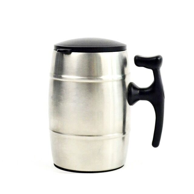 304 Stainless Steel Copper Plated Mug Cup Double Wall Coffee Beer Milk Tea  450ML