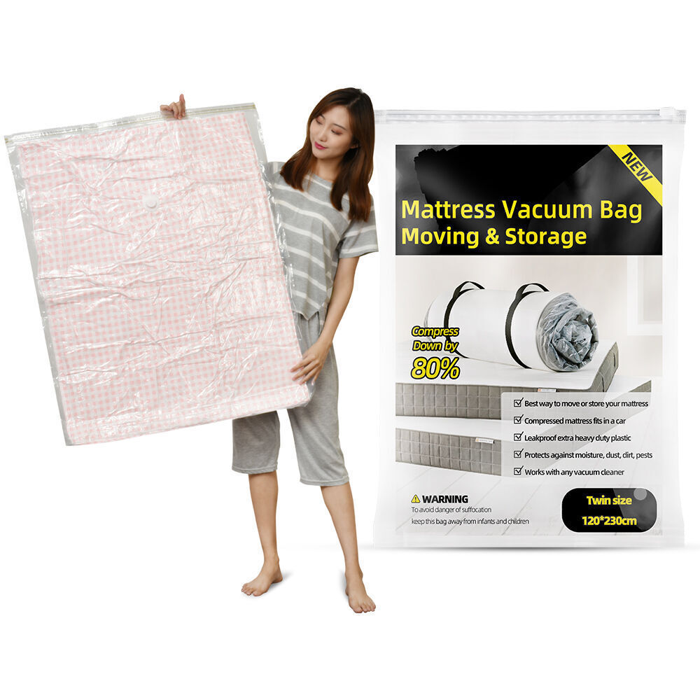 Queen/Full Mattress Vacuum Bag for Moving and Storage, Memory Foam Latex  Matt... | eBay