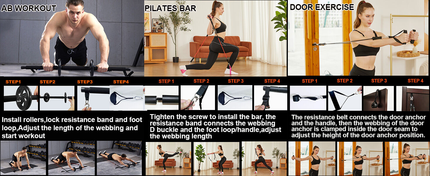 Beginner Ab Workout with Pilates Bar 