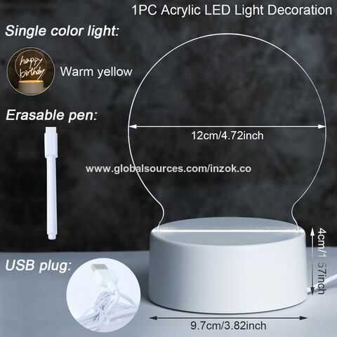 1pc Color Changing Led Night Light With Projector Lamp And Motion