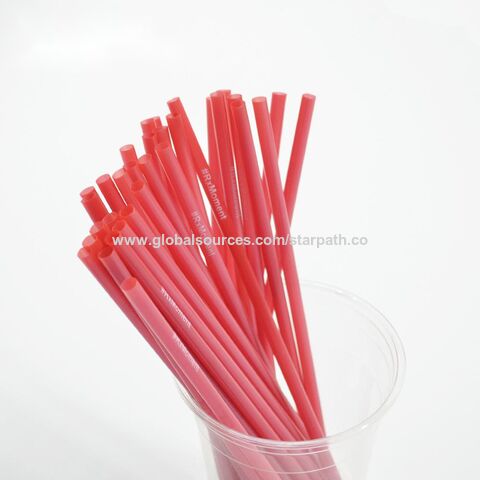Pink Plastic Party Straws for sale
