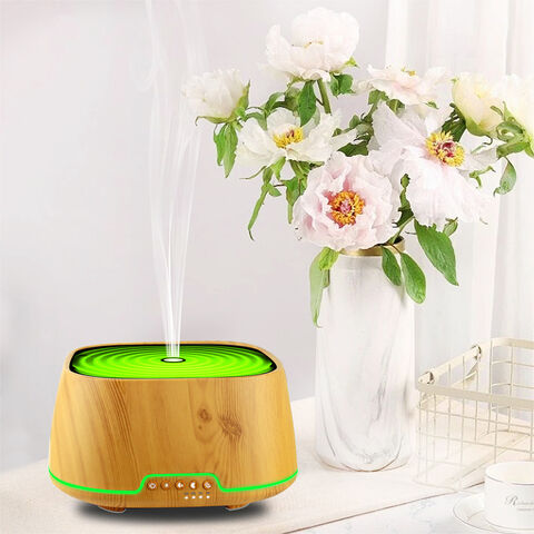 Cool Mist Humidifier - Essential Oil Moisture Diffuser Wood Grain Aroma  Whisper-Quiet For Baby Bedroom Home Office Yoga Spa 