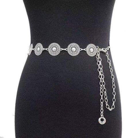 Chain Belt Dress Belts Metal Belt for Women