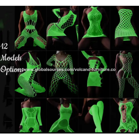 Venta al por mayor fishnet body stocking nylon sexy lencería para mujeres