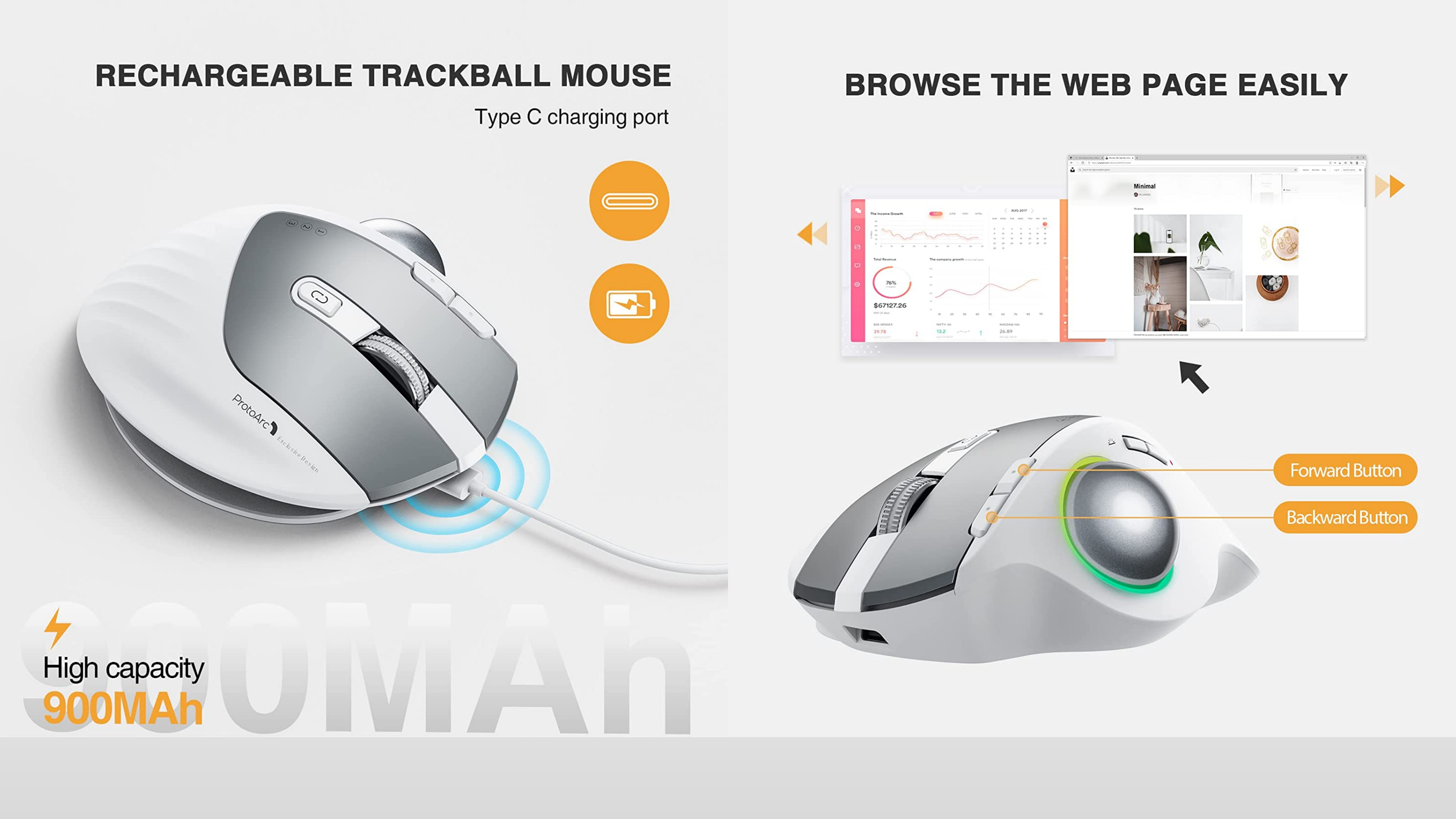 Trackable Mouse Function Buy Wholesale China Wireless Trackball Mouse 2.4g / Bluetooth Three ...