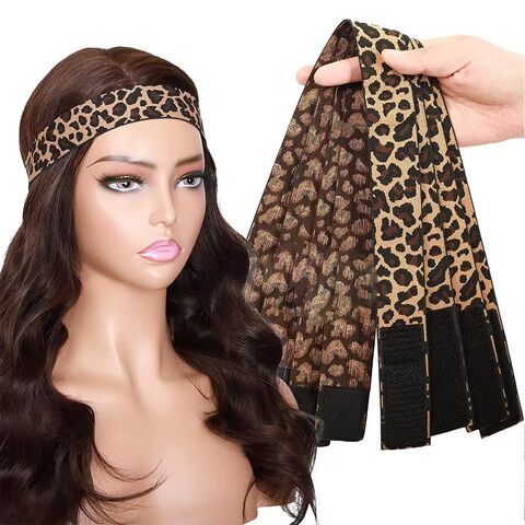 Hair Adjustable Elastic Band with Hooks for Wigs/Lace Closure/Lace Frontal  Sewing Band Wig Accessories