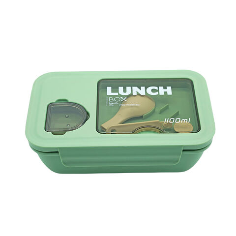 Plastic Lunch Box Portable for Kids Adult Office 1100ml/1000ml 2