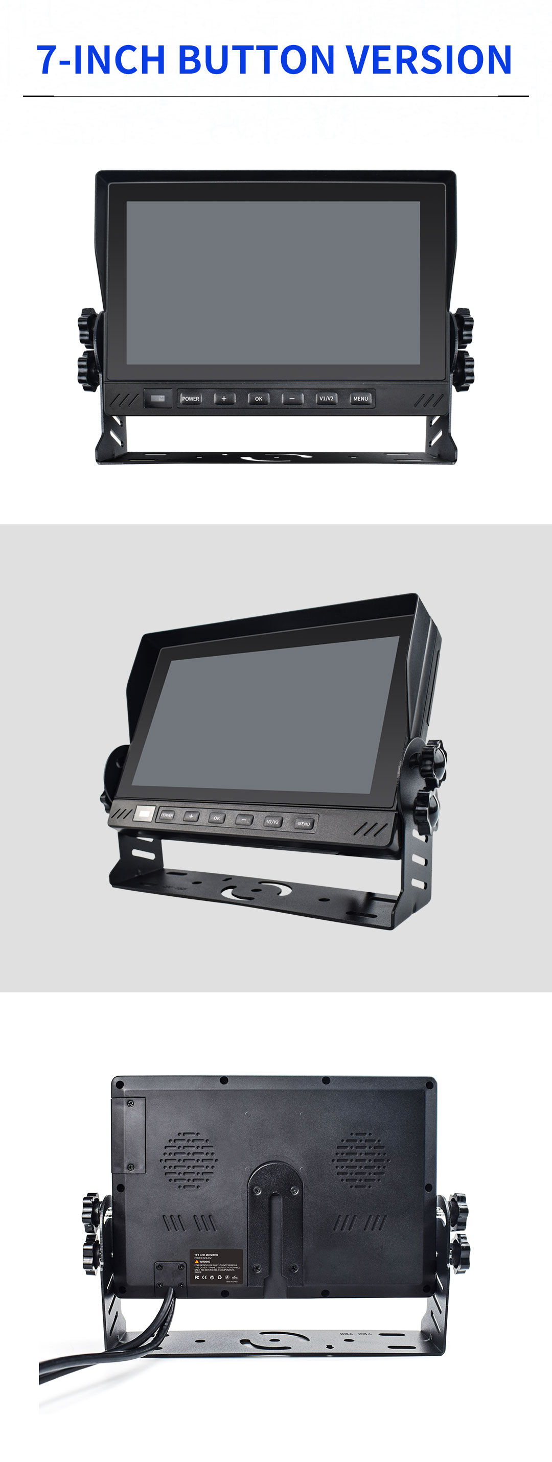 Waterproof Display,7-inch Touch Screen,outdoor Monitoring,support Video ...