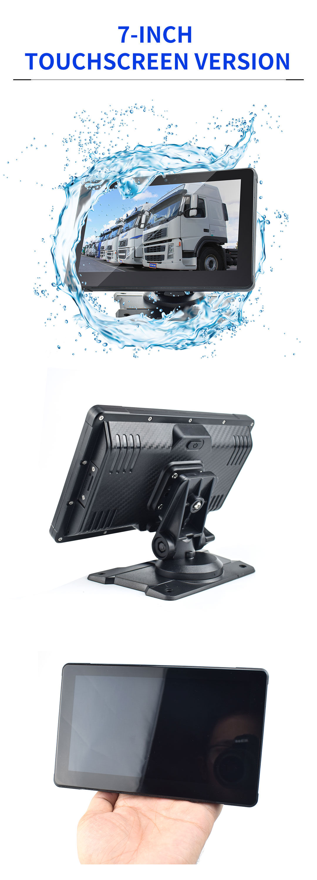 Waterproof Display,7-inch Touch Screen,outdoor Monitoring,support Video ...