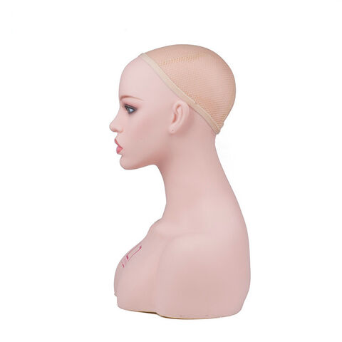 Buy Wholesale China Manikin Head Realistic Mannequin Head Bust Wig Head  Stand For Wigs Display For Hair Or Jewlery & Manikin Head at USD 45