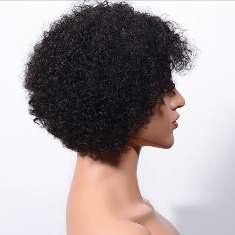 Afro Wigs 100 Human Hair Curly Wigs Short Style Lace Front Wigs 6inch To 10inch 150 Wholesale China Afro Wig at Factory Prices from Qingdao Oyene Fashion Co. Ltd Globalsources