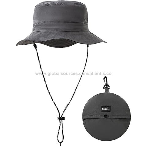 Unisex Waterproof Bucket Hat Plain Fishing Bucket Hats With
