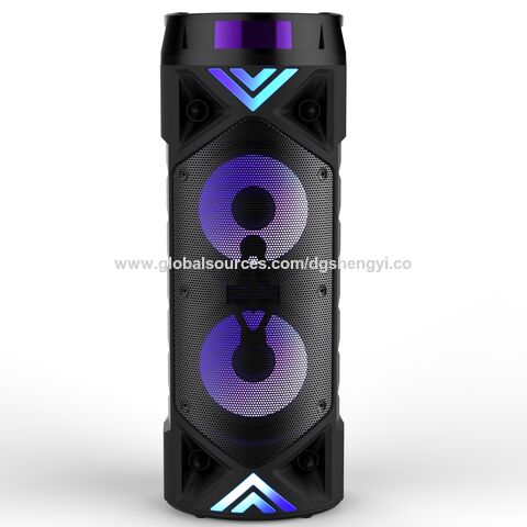 Altavoz Bluetooth portátil de alta potencia para fiesta familiar, sonido de  Karaoke, graves pesados para exteriores