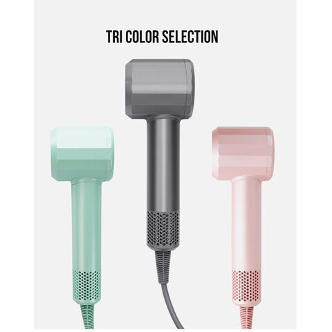 Secadores de pelo profesionales con motor sin escobillas de 110.000 RPM para un secado rápido, boquilla magnética y control inteligente de temperatura.