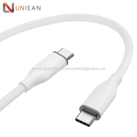 CABLE USB TYPE-C CHARGE RAPIDE TPE (1 M, 6 A) (BLANC)
