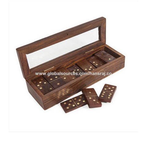 Custom Africa Dominoes factory Set w/Box