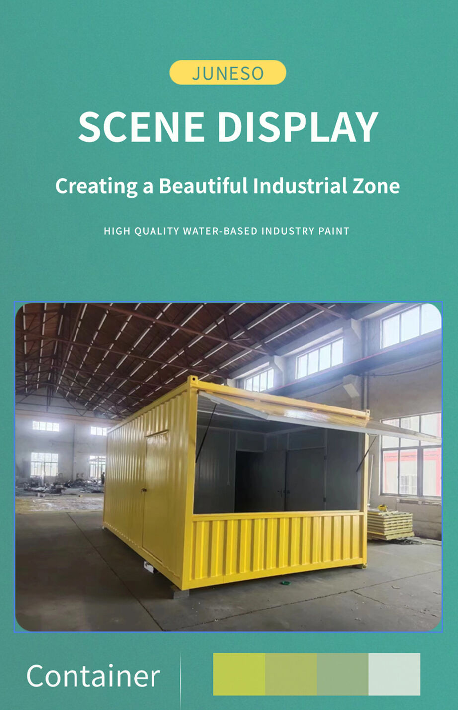 Illustration of Abetting Accomplishment On Industrial Texture Finish Apartment Renovation