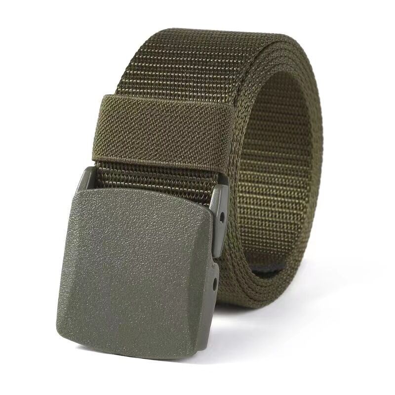 Buy Wholesale China Nylon Canvas Breathable Military Tactical Men Waist Belt  With Plastic Buckle & Belts at USD 0.46