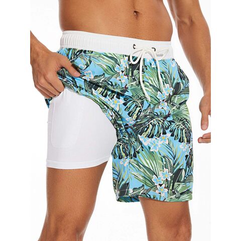 Men Shorts Drawstring Short Pants Casual Shorts Quick-Drying Shorts Printed  Shorts Swim Surfing Beachwear Shorts Men's Clothing