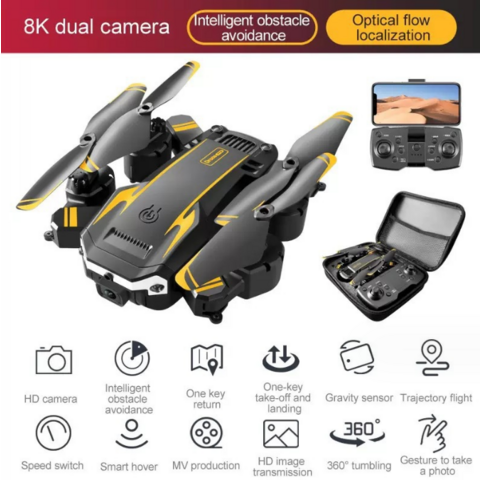 Mini Drone K9 Series 4K UHD com 25 Min de Tempo de Voo e Visão Noturna Aprimorada para Iniciantes
