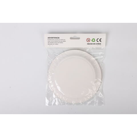 Cheer Collection 7 Inch Biodegradable Plates - 100% Compostable Paper