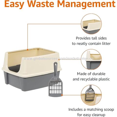 Litter Box Target Cat Litter Scoop Large Stainless Steel Enclosed