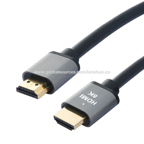 Achetez en gros Câble Hdmi Plaqué Or 24k En Nylon Tressé Avec Double  Couleur Chine et Câble Hdmi à 0.95 USD