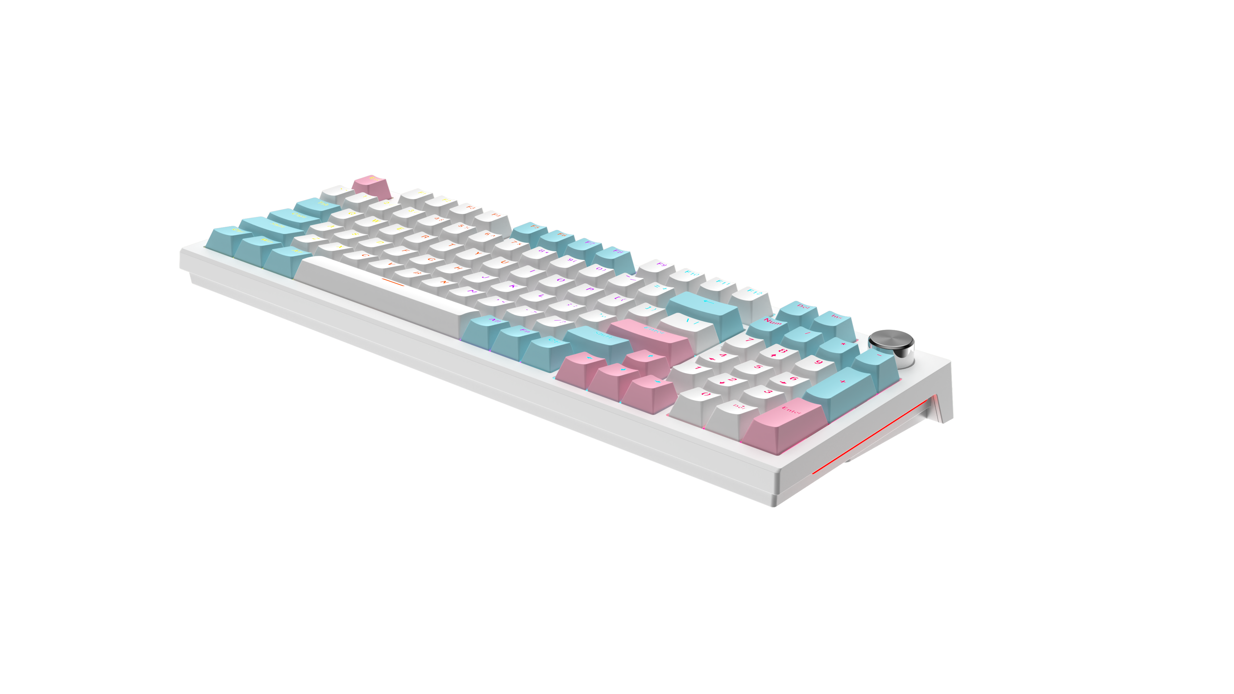 Buy Wholesale China 96 Keys Mechanical Keyboard With Rotary Knob And ...