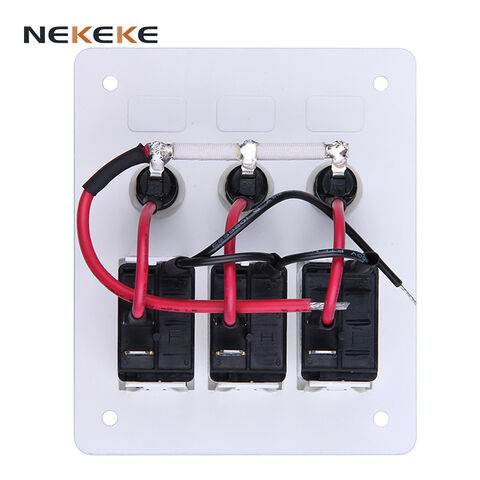 Buy Wholesale China Dc 12v 16a 4 Gang High Current Stainless Steel Switch  Panel With Circuit Breakers & Switch Panel at USD 23.5