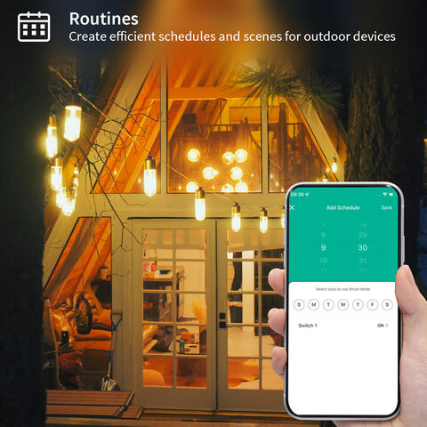 Wf96sh WiFi Mini Outdoor Smart Plug Work with Google Assistant, Alexa and  Homekit - China Outdoor Smart Plug, Work with Smartthings