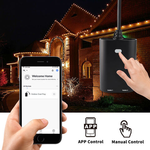 Customized Z-wave 800 Series Smart Outdoor Plug For Christmas Lights  Manufacturers, Suppliers, Factory - Made in China - NIE-TECH