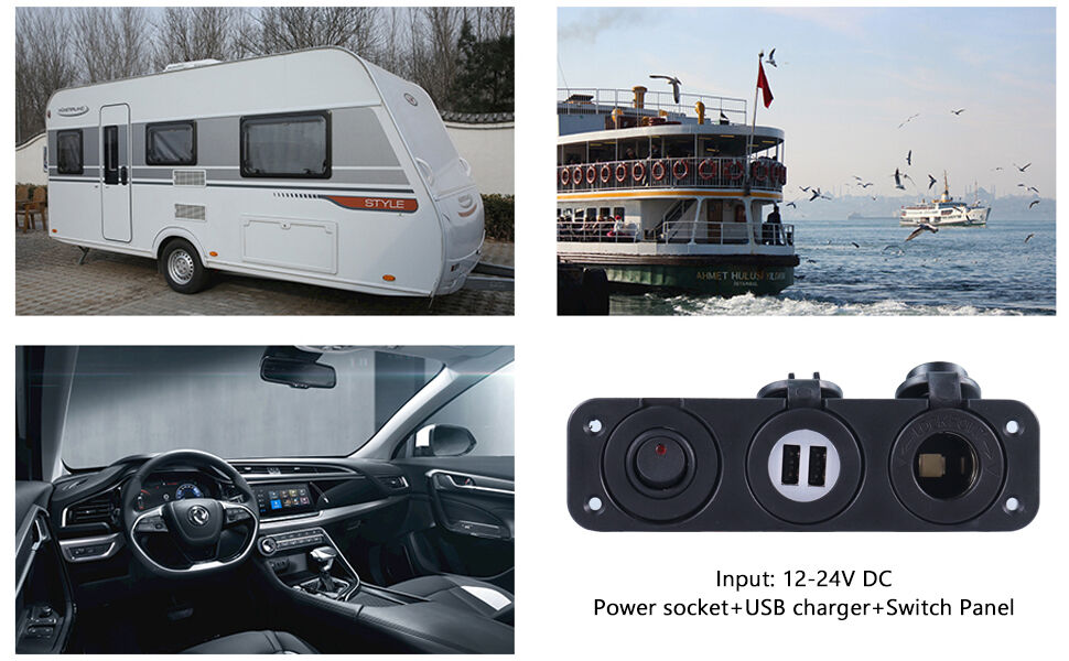 Buy Wholesale China Camper Coach Usb Sockets 12v Plug Car Charger Panel