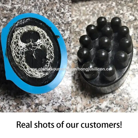 Moules à savon en silicone à 4 cavités, outil de fabrication de savon de massage pour moules à trou unique, meilleures ventes