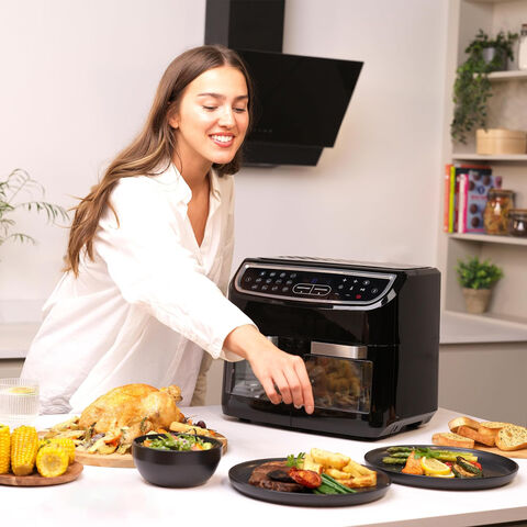 Buy Wholesale China No Oil Built-in 2 Dual Zone Double Baskets 9l 10l 12l Air  Fryer Air Fryers Oven For Family Use & Air Fryer at USD 43