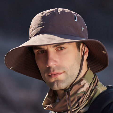 Summer Sun Hats For Men Large Bucket Hat Foldable Breathable Anti UV  Sun-proof Hiking Fishing Male Designer Hat Cap