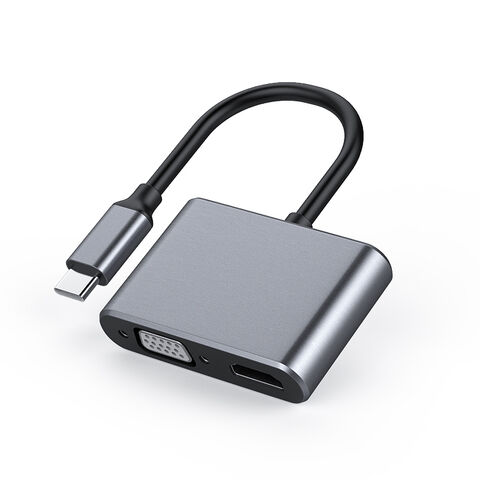 HUB TYPE C 3 EM 1 de alta demanda com TYPE C 3.0 PD e HDTV - Oferta especial
