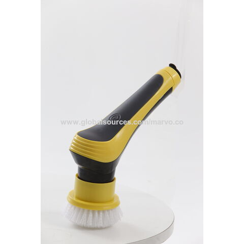 Electric Spin Scrubber, Cordless Cleaning Brush with 2 Adjustable Speeds  and Extendable Long Handle, 1.5H