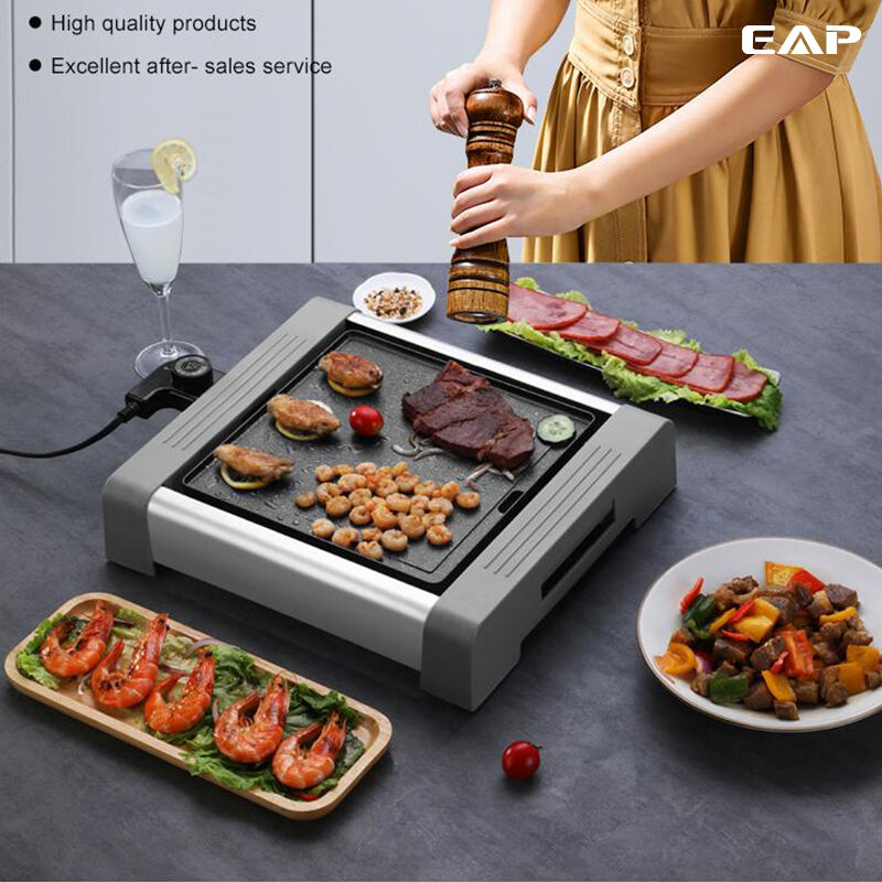 Buy Wholesale China Eap Design Multifunctional Easy Cleaning Portable Cheap  Smokeless Non Stick Aluminum Griddle Electric 2 In 1 Bbq Hot Pot Grills &  Electric Grill And Hot Pot at USD 5