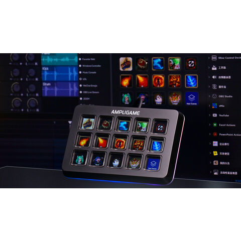 Buy Wholesale China Fifine Stream Deck Lcd Key Console Stream Controller Stream  Deck With Monitor Bar For Video Editing Live Streaming & Stream Deck at USD  50